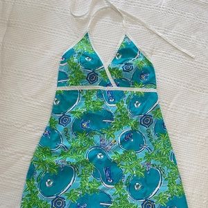*RARE* Lily Pulitzer Pool Party Halter Dress, 10 NWOT